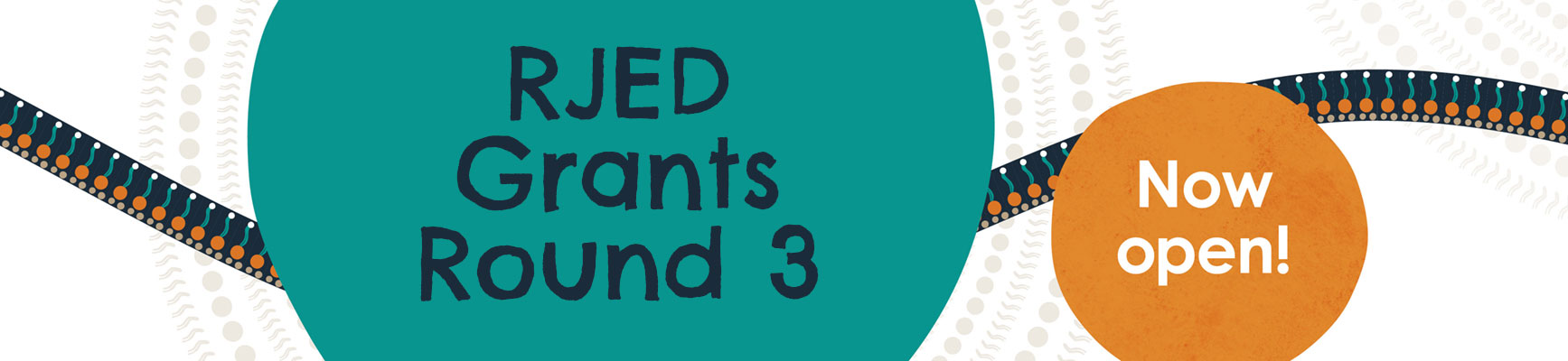 RJED Grant Round 3 now open!
