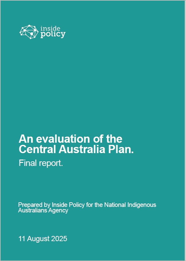 Central Australia Plan Evaluation Final report