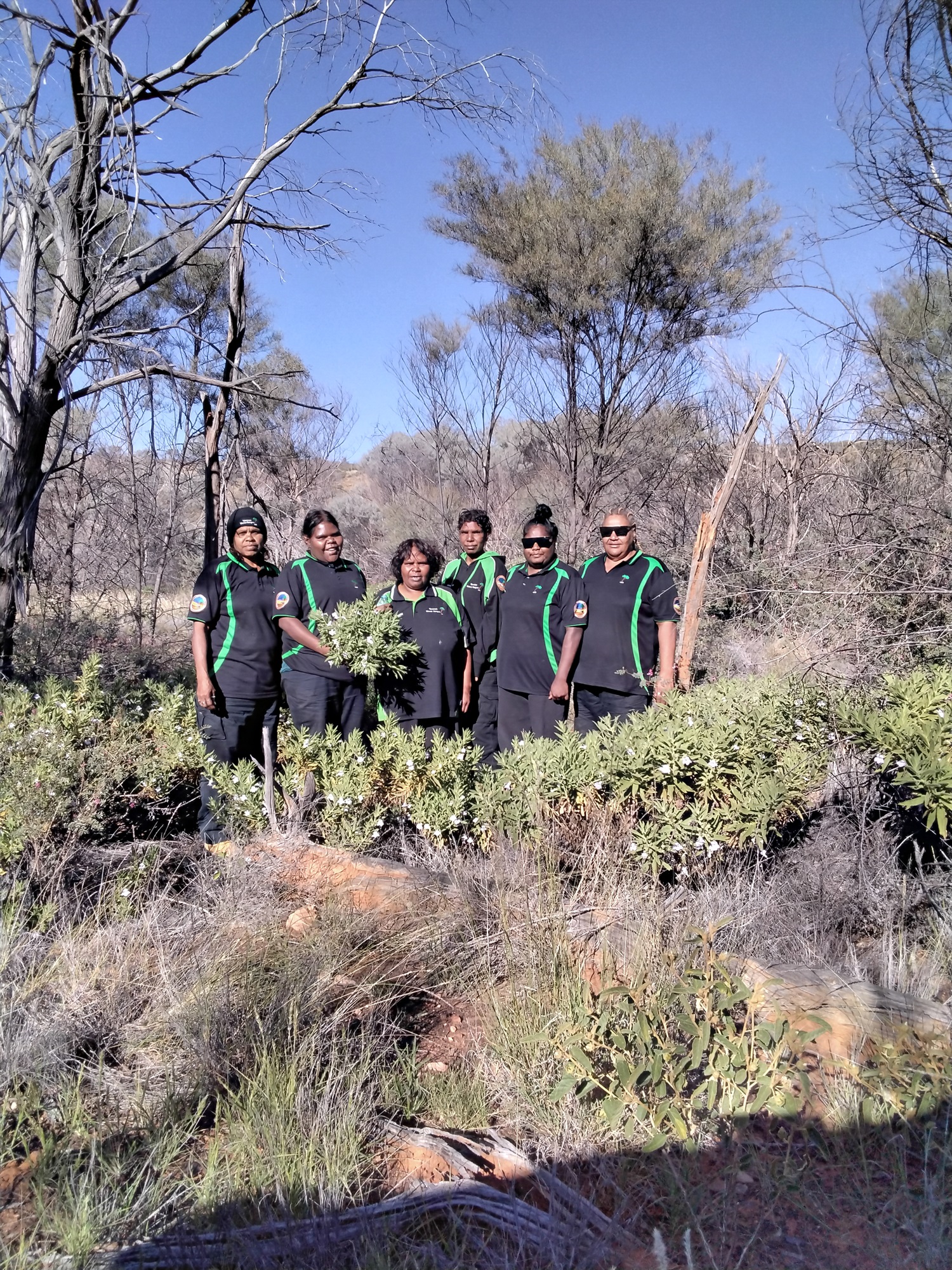 6 women rangers out in the Australian bush