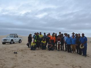 The Worimi Green Team. Photo: © Worimi Local Aboriginal Land Council