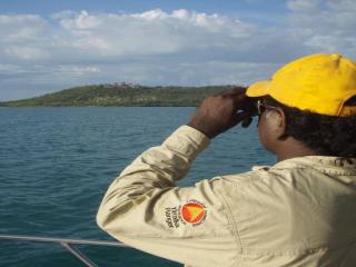 Monitoring fishing activity. Photo © Yirralka Rangers