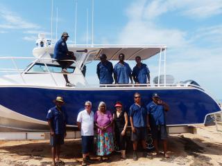 Bardi Jawi Rangers boat launch. Photo: © Kimberley Land Council