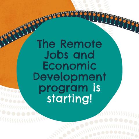 The Remote Jobs and Economic Development program is starting!