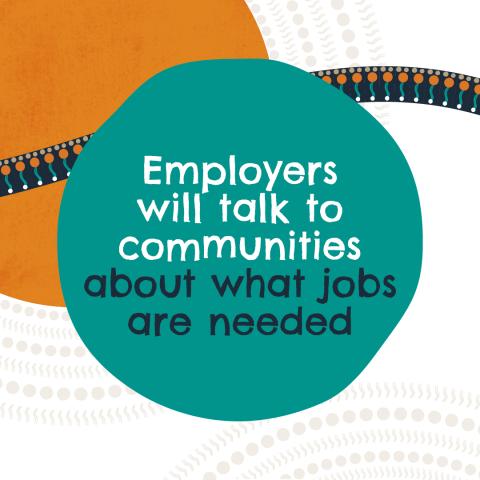 Employers will talk to communities about what jobs are needed