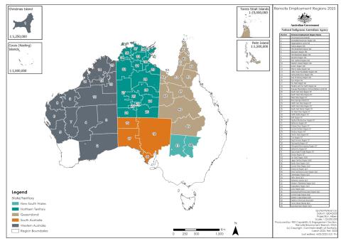 Remote Employment Regions 2025