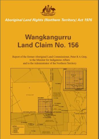 Wangkangurru Land Claim No. 156