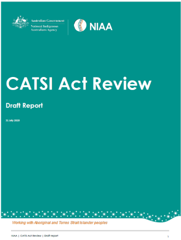 CATSI Act Review Draft Report