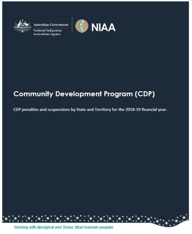 Community Development Program Regional Data - Penalties and Suspensions