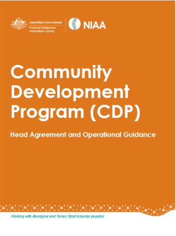 Community Development Program (CDP) Head Agreement and Operational Guidance