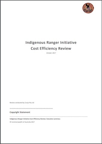 Indigenous Ranger Cost Efficiency Review