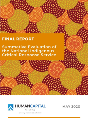 Final Report Summative Evaluation of the National Indigenous Critical Response Service